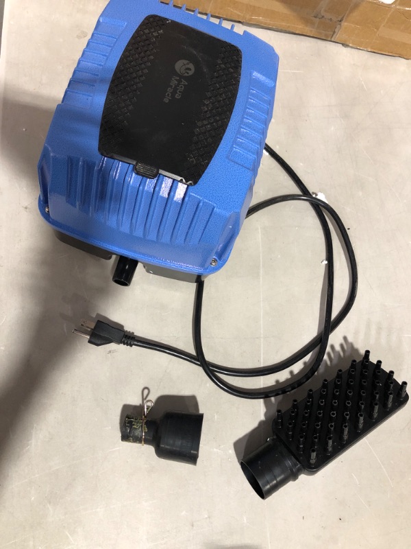 Photo 3 of AquaMiracle Linear Air Pump for Pond Aeration, Septic Air Pump, Hydroponic Air Pump, Pond Air Pump, 635/950/1350/2550GPH, for Pond, Waste Treatment, Aquarium, Fish Farm, Seafood Restaurant 2550GPH(160LPM)