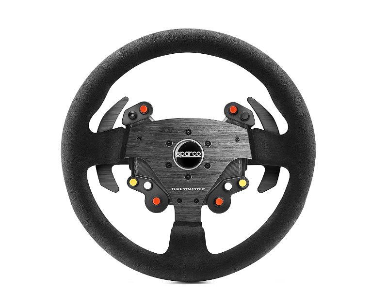 Photo 1 of ***PARTS ONLY NOT FUNCTIONAL/DOES NOT POWER ON***Thrustmaster Sparco Rally Wheel Add On R 383 MOD (PS5, PS4, XBOX Series X/S, One, PC)

