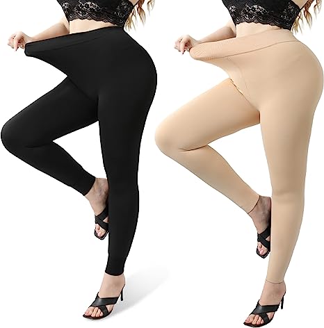 Photo 1 of Girlogle Plus Size Winter Thermal Tights,Fleece Lined Warm Leggings Opaque High Waisted Thick Stretch Pantyhose for Women