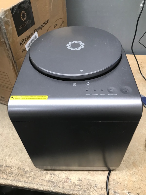 Photo 2 of Airthereal Bundle | Revive Electric Kitchen Composter and 4 Activated Carbon Filters, 2.5L Capacity with SHARKSDEN® Tri-Blade, Turn Food Waste and Scraps into Dry Compost Fertilizer