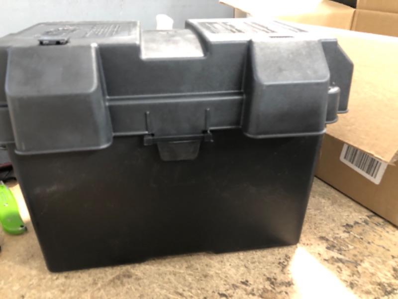 Photo 2 of NOCO Snap-Top HM327BKS Battery Box, Group 27 12V Outdoor Waterproof Battery Box for Marine, Automotive, RV, Boat, Camper and Travel Trailer Batteries