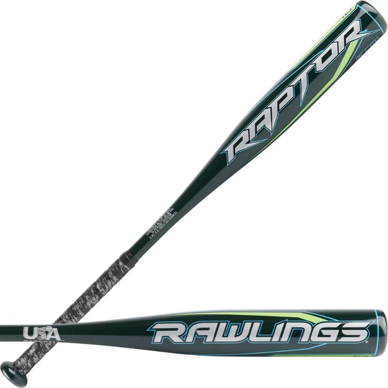 Photo 1 of *SEE NOTES* Rawlings Raptor USA Baseball Bat | -10 | 1 Pc. Aluminum | 2 1/4 Barrel
