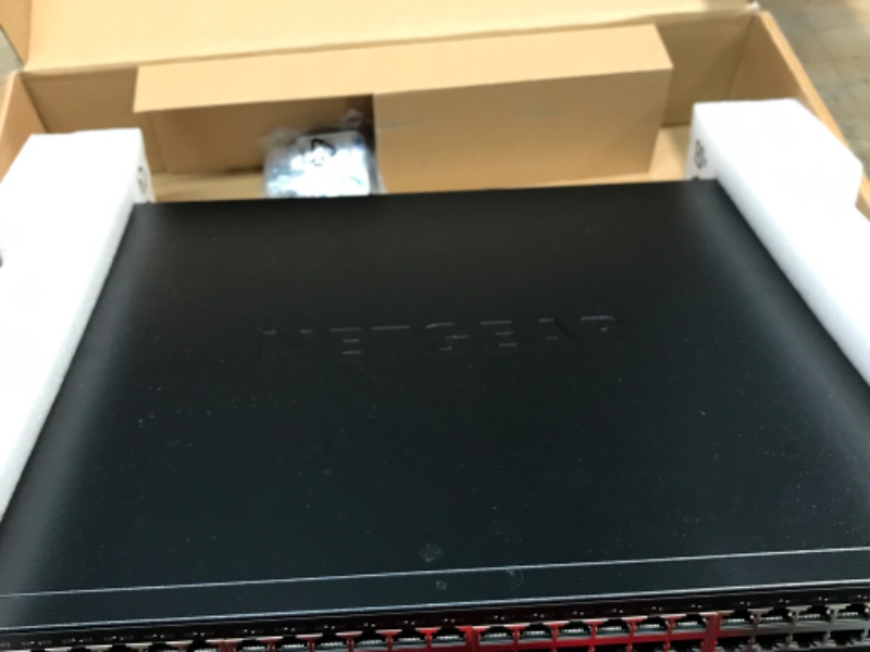 Photo 2 of NETGEAR 48-Port Gigabit Ethernet Unmanaged PoE+ Switch (GS348PP) - with 24 x PoE+ @ 380W, Desktop or Rackmount
