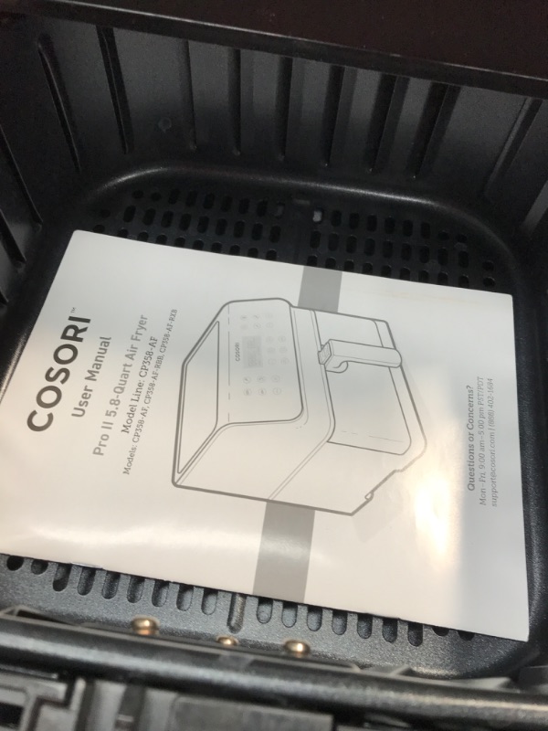 Photo 3 of **PARTS ONLY**
Cosori Air Fryer, Large XL 5.8 Quart 1700-Watt Air Fryer Oven & Oilless Cooker W