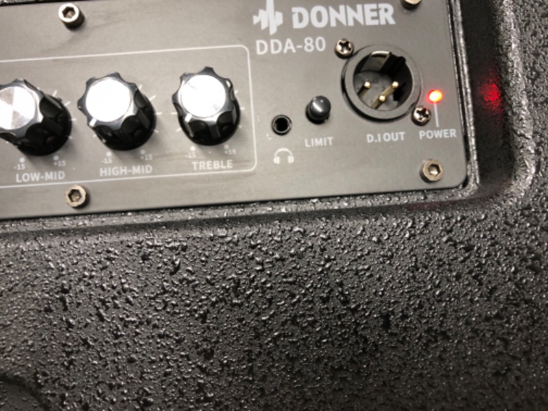 Photo 4 of Donner Electric Drum AMP 80-Watt Wireless DDA-80
((return item, tested, works))
