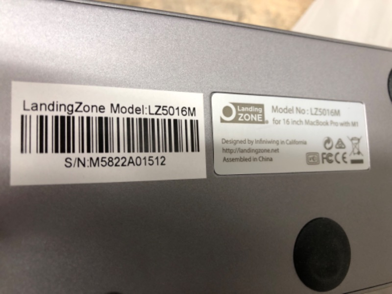 Photo 2 of LandingZone Docking Station for The 16-inch M1 & M2 MacBook Pro [MacBook Model A2485] 16-inch MacBook
