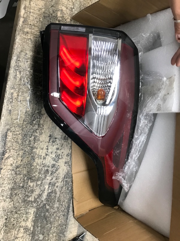 Photo 2 of Dasbecan Right Passenger Side Tail Light Assembly with Bulb Compatible with Ford Escape Kuga 2017 2018 2019 Brake Rear Lamp