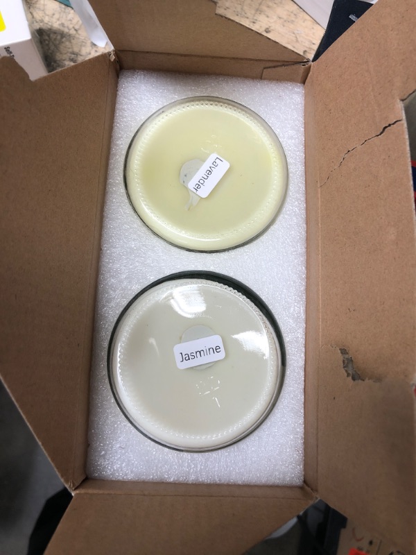 Photo 2 of 2 Pack 8oz Scented Candles for Bestie and Sisters, Lavender and Jasmine Aromatherapy Soy Wax Candle, Novelty Gift for Birthday Thanksgiving Christmas Candle for Bestie