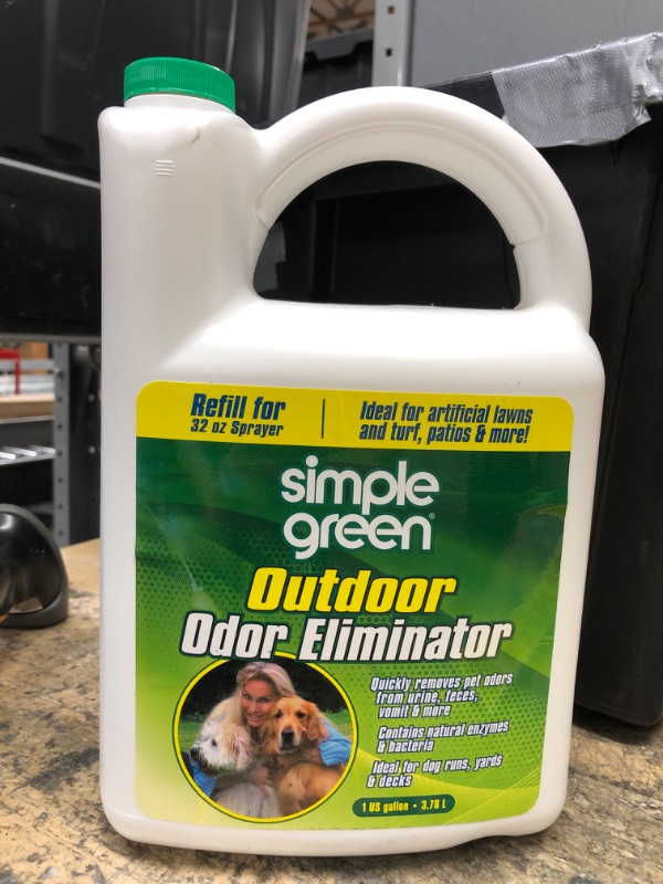 Photo 2 of Simple Green Outdoor Odor Eliminator for Pets, Dogs, Ideal for Artificial Grass & Patio 1 gallon