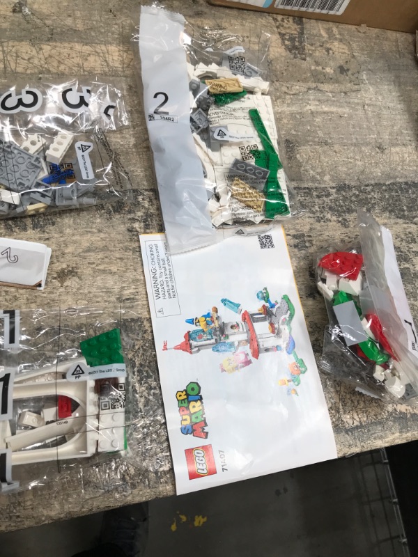 Photo 3 of **BAGS HAVE BEEN OPENED**  LEGO Super Mario Cat Peach Suit and Frozen Tower Expansion Set 71407 Building Toy Set for Kids, Boys, and Girls Ages 7+ (494 Pieces) FrustrationFree Packaging