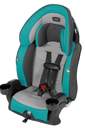 Photo 1 of **NEEDS TO BE CLEANED**
Evenflo Chase Plus 2-in-1 Booster Car Seat (Grenada Green)
