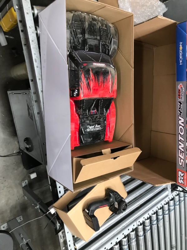 Photo 8 of **FOR PARTS ONLY**  ARRMA 1/10 SENTON 4X4 V3 MEGA 550 Brushed Short Course RC Truck RTR (Transmitter, Receiver, NiMH Battery and Charger NOT Included), Red, ARA4203V3T1