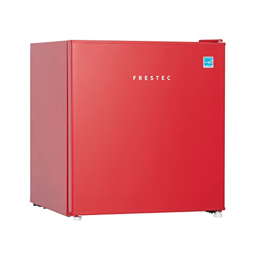 Photo 1 of ***PLUGGED FRIGE IN AND COOLS FAST**
Frestec 1.6 Cu' Mini Refrigerator, Small Refrigerator, Mini Fridge with Freezer, Compact Refrigerator, Red (FR 160 RED)