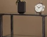 Photo 1 of ***ASSEMBLY INSTRUCTIONS MISSING**
BLACK METAL STAND WITH 3 GLASS SHELVES 30"