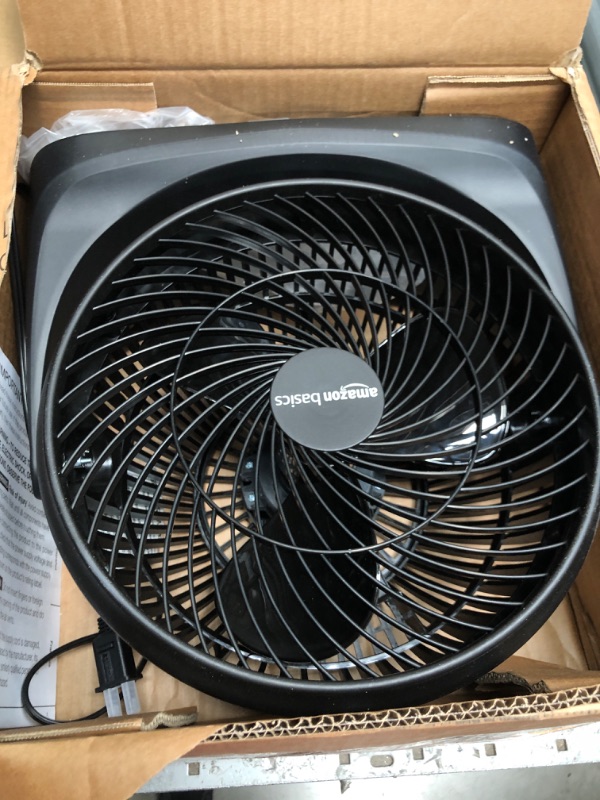 Photo 2 of Amazon Basics 3 Speed Small Room Air Circulator Fan, 11-Inch 11-Inch Air Circulator Fan