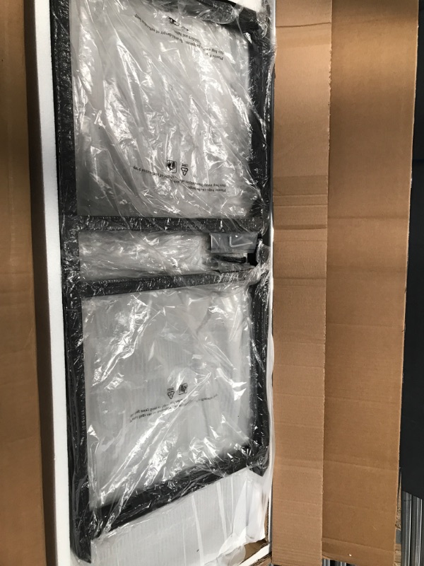 Photo 1 of EXCEFUR Shoe Bench, Industrial Entryway Bench with Storage, Rustic Wood and Metal Shoe Rack Bench Seat, Grey