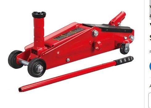 Photo 1 of **SEE NOTES**
 Big Red 3 Ton Hydraulic Trolley Service/Floor Jack with Extra Saddle, Fits SUVs and Trucks, Red, W8306
