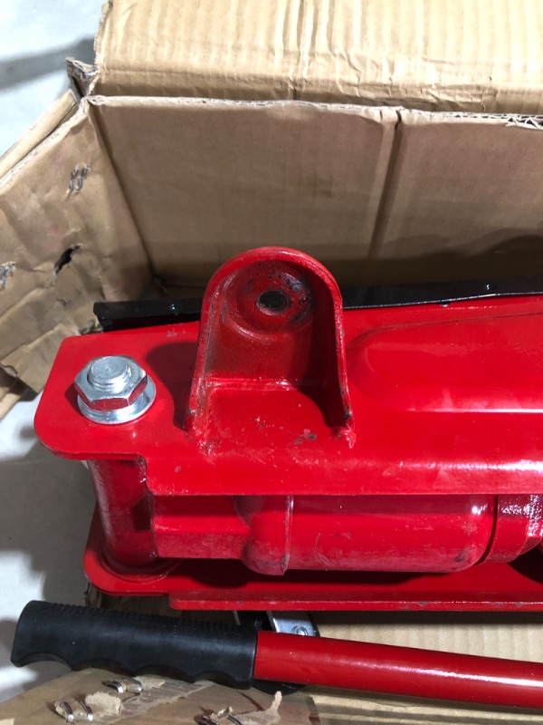 Photo 4 of **SEE NOTES**
 Big Red 3 Ton Hydraulic Trolley Service/Floor Jack with Extra Saddle, Fits SUVs and Trucks, Red, W8306
