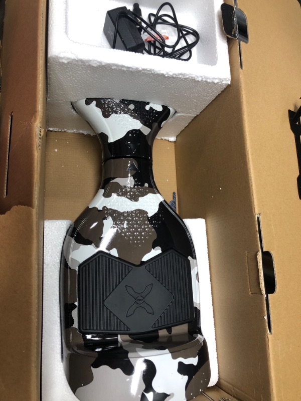 Photo 2 of (PARTS ONLY)Hover-1 Helix Electric Hoverboard | 7MPH Top Speed, 4 Mile Range, 6HR Full-Charge, Built-in Bluetooth Speaker, Rider Modes: Beginner to Expert Hoverboard Camo