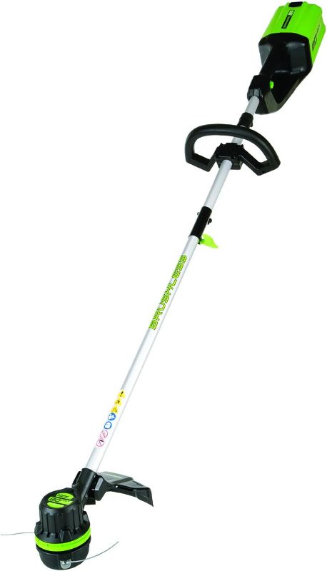 Photo 1 of **NO BATTERY** Greenworks PRO 16-Inch 80V Cordless String Trimmer, Battery Not Included ST80L00, Multicolor
