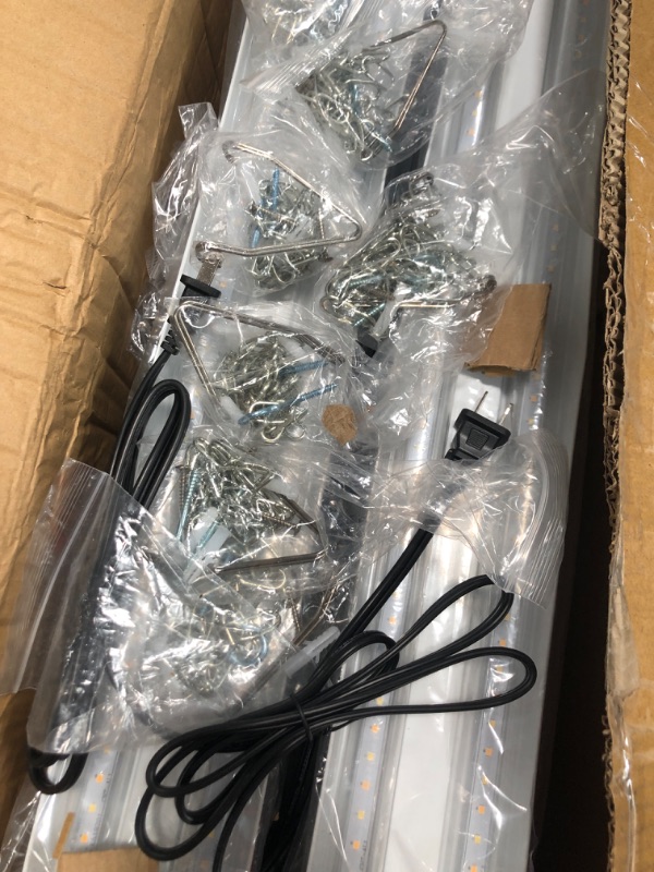 Photo 4 of ZJOJO Linkable Led Shop Light 10 Pack LED Shop Light 4FT 42w [280w Equivalent] 5000lm, 3000K/4000K/5000K Daylight White,  Led Shop Lights Led Super Bright,Hassle-Free Installation 3CCT Black