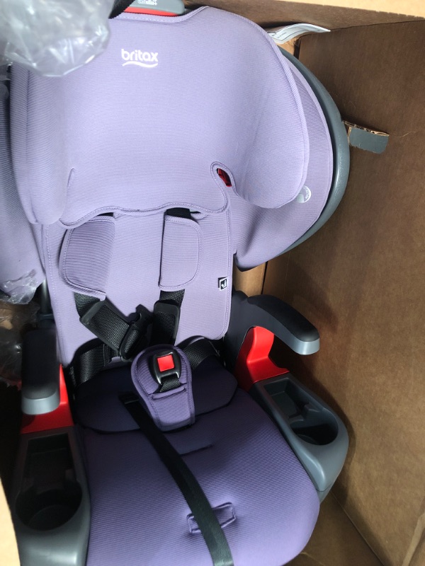 Photo 2 of Britax Grow with You ClickTight+ Harness-to-Booster, Purple Ombre SafeWash ClickTight Plus Purple Ombre