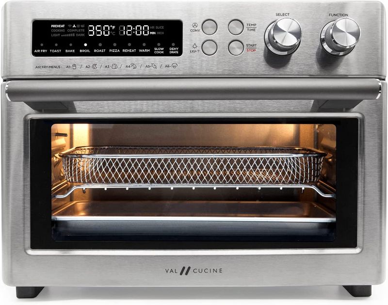 Photo 1 of **STOCK PHOTO AS REFERENCE*** VAL CUCINE 10-in-1 Smart Air Fryer - Extra-Large Convection Countertop Toaster Oven - Brushed Stainless Steel Finish - 26.3 QT/25 L