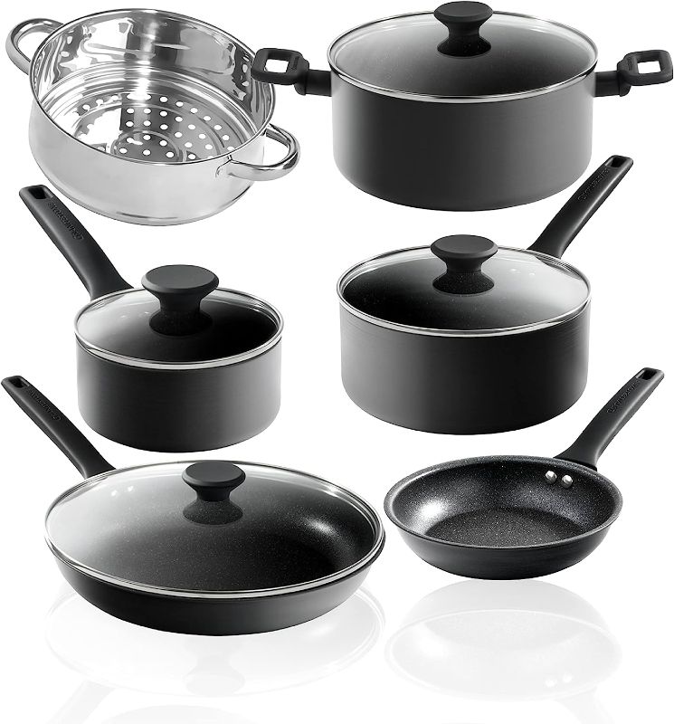 Photo 1 of Granitestone Pro Premier Hard Anodized 10-Pc. Cookware Set