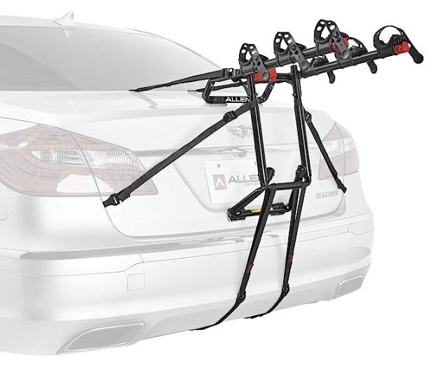 Photo 1 of Allen Sports Premier 3-Bike Trunk Rack, Model S103 (Black and red)