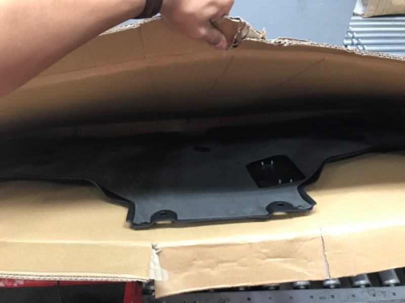 Photo 2 of EZREXPM Rear Skid Plate Fits for Tesla Model 3 2017-2023 & Tesla Model Y 2020-2023 Guard Plate Under Engine Guard Cover Chassis