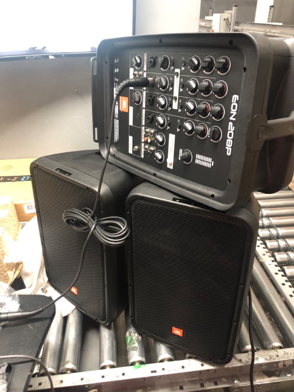 Photo 3 of **PARTS ONLY**
JBL Professional EON208P Portable All-in-One 2-Way PA System with JBL Manual Assist Tripod
