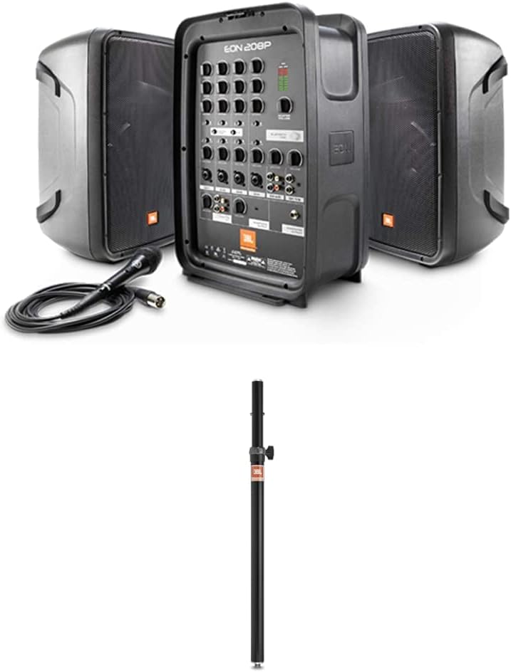 Photo 1 of **PARTS ONLY**
JBL Professional EON208P Portable All-in-One 2-Way PA System with JBL Manual Assist Tripod
