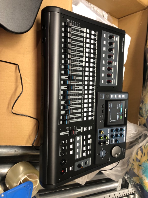 Photo 5 of Tascam DP-32SD 32-Track Digital Portastudio Multi-Track Audio Recorder,8 XLR Inputs, effects, Mastering, Color Screen
