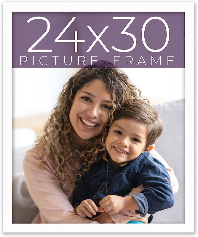 Photo 1 of 24x30 poster frame white