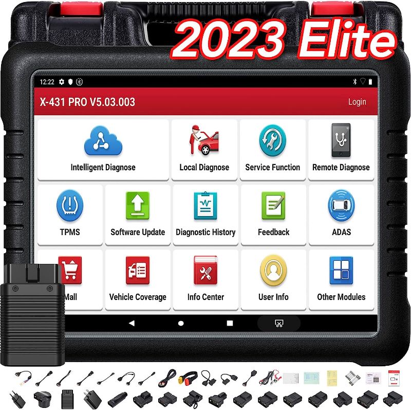 Photo 1 of LAUNCH X431 PROS V+ Elite Bidirectional Scan Tool with CANFD Connector 2023 Newly Added,37+ Reset for All Cars,ECU Online Coding,Key IMMO,OEM Full System Diagnostic,Free Update,Same as X431 V+
