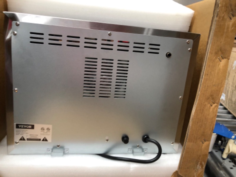 Photo 1 of **MISSING WIRE RACK
VEVOR Commercial Convection Oven, 66L/60Qt, Half-Size Conventional Oven Countertop, 1800W 4-Tier Toaster w/Front Glass Door, Electric Baking Oven w/Trays Wire Racks Clip Gloves, 120V
