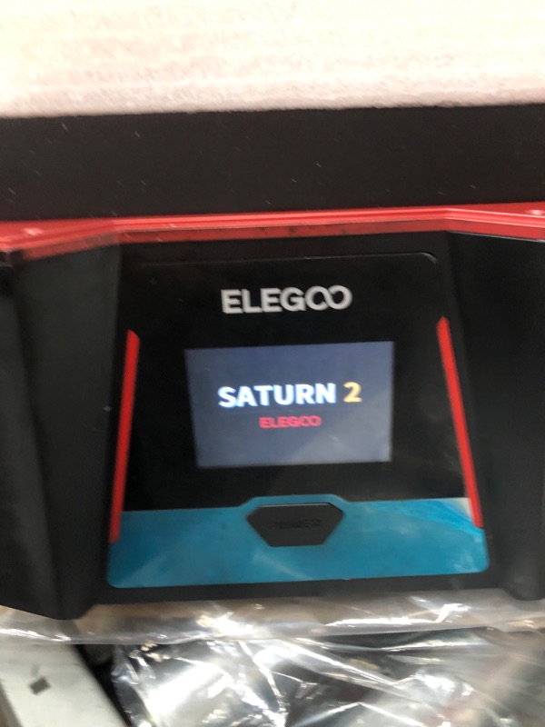 Photo 6 of ***missing accessories***
ELEGOO Saturn 2 MSLA 3D Printer with 10 inch 8K Monochrome LCD COB UV Light Source and Odor Reduction Equipment Printing Size 219mm*123mm*250mm