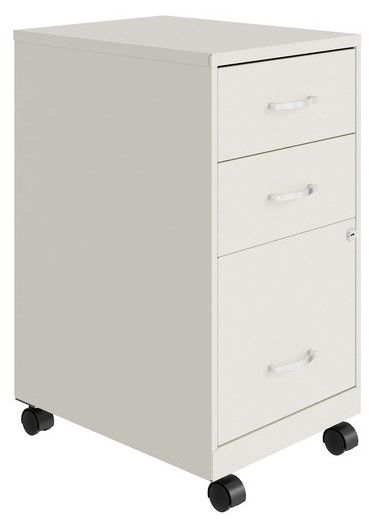 Photo 1 of **cosmetic damage, dents**
Lorell SOHO SOHOThe 3-Drawer Organizer Cabinet, 3 x Box Drawer(s), Box Drawer(s), File Drawer(s) - Material: Metal
