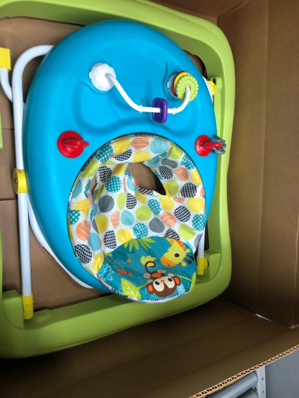 Photo 1 of Bright Starts Giggling Safari Walker with Easy Fold Frame for Storage, Ages 6 Months +