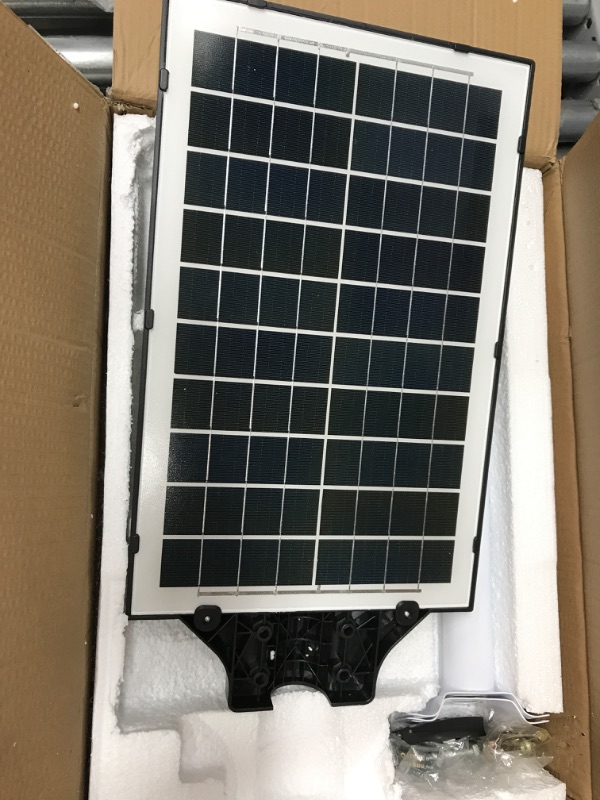 Photo 3 of ***MISSING PARTS NOT FUNCTIONAL***800W Solar Street Light, 60000LM IP66 Waterproof Solar Security Flood Lights Outdoor Motion Sensor, Dusk to Dawn Solar LED Light Lamp with Remote & Light Sensor for Garden,Yard, Path, Parking Lot