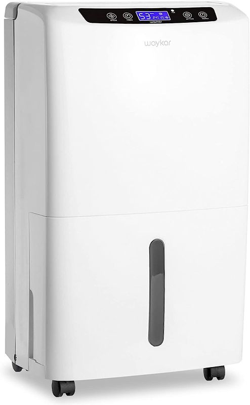 Photo 1 of *NEW* Waykar 2000 Sq. Ft Dehumidifier for Home and Basements, with Auto or Manual Drainage, 0.66 Gallon Water Tank Capacity
