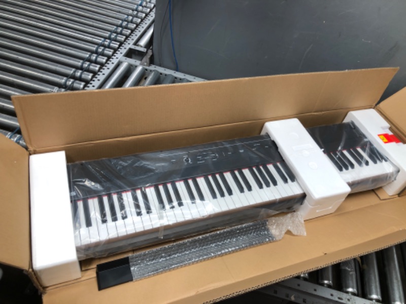 Photo 2 of **NEW** Alesis Recital – 88 Key Digital Piano Keyboard with Semi Weighted Keys, 2x20W Speakers, 5 Voices, Split, Layer and Lesson Mode, FX and Piano Lessons Recital Piano Only