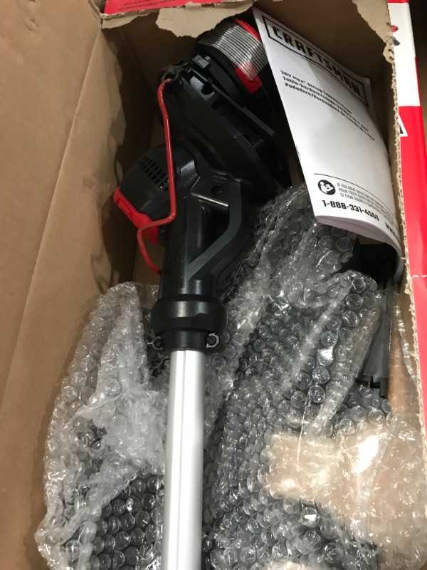 Photo 1 of CRAFTSMAN CMCST900D1 V20* Cordless WEEDWACKER® String Trimmer/Edger - Automatic Line Advance Feed with CMCHTS820D1 V20* 22" Cordless Hedge Trimmer w/ Hedge Trimmer