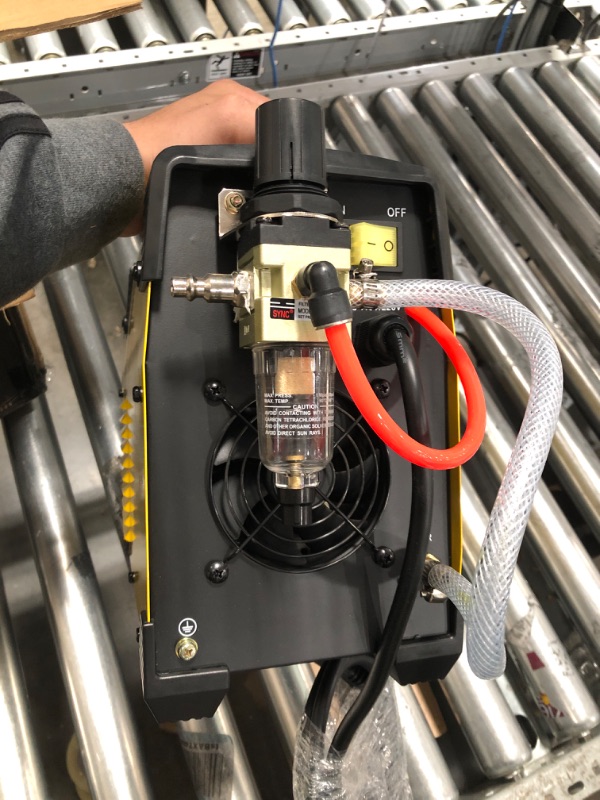 Photo 2 of ***PARTS ONLY NOT FUNCTIONAL***hynade Pilot Arc Plasma Cutter, PLC-50DP 50Amp High Frequency Non-Touch Pilot Arc Digital Plasma Cutter, DC Inverter 110/220V Dual Voltage Cutting Machine (PLC-50DP)