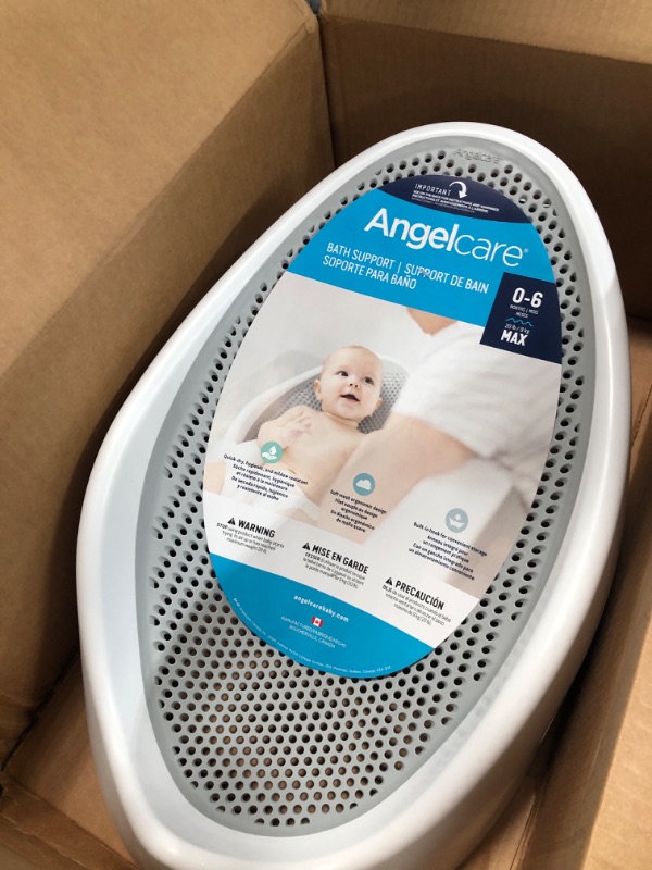 Photo 2 of Angelcare Baby Bath Support (Grey) | Ideal for Babies Less than 6 Months Old