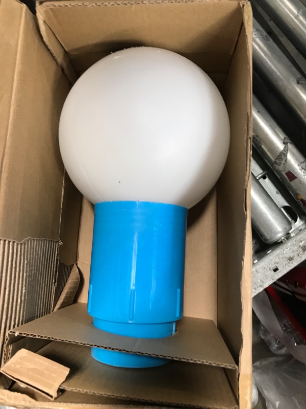 Photo 2 of **ITEM USED**
GAME 12006-BB Solar Light up Globe Chlorinator, White