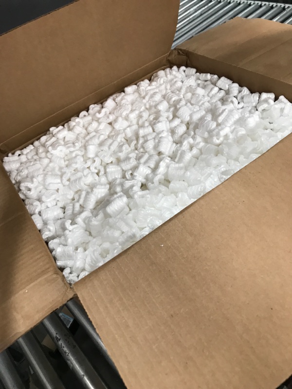 Photo 2 of 1/2 Cu Ft White Packing Peanuts Popcorn S shape Loose Fill | Magicwater Supply