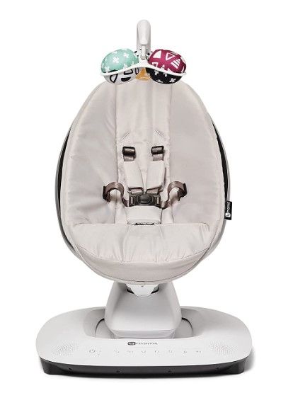 Photo 1 of 4moms MamaRoo Multi-Motion Baby Swing, Bluetooth Baby Swing with 5 Unique Motions, Grey