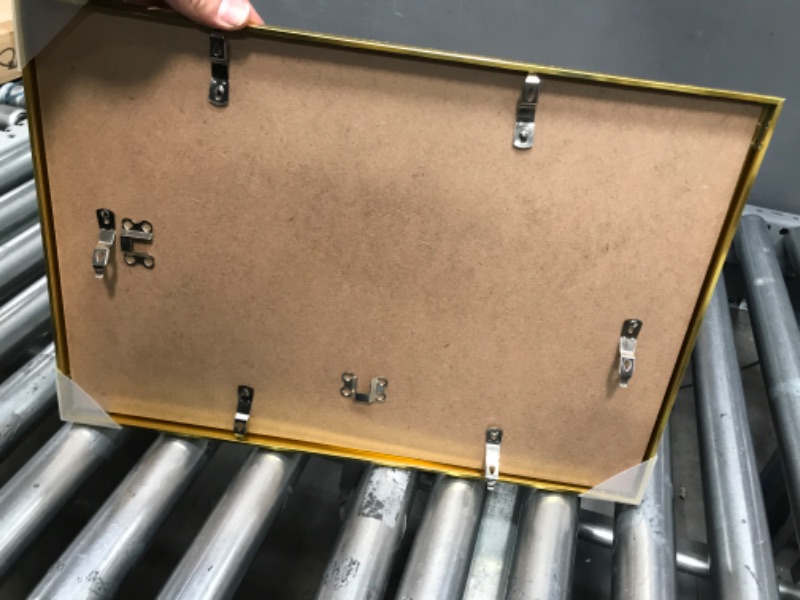 Photo 1 of 12'' x 8'' picture frame gold