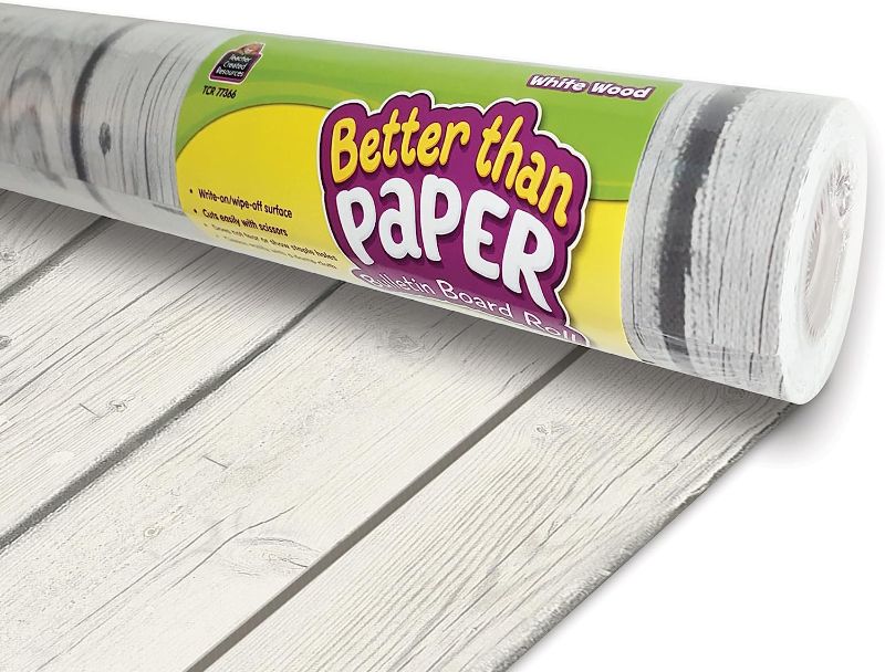 Photo 1 of White Wood Better Than Paper Bulletin Board Roll 